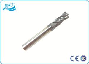 Wholesale Solid Carbide End Mill HRC 55 , Plastic Cutting End Mills Air Oil Cooling Mode from china suppliers