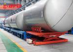 Battery Operated Hydraulic Lifting System Steel Coil Trailers Material Handling