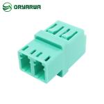 Blue RJ45 Duplex LC Fiber Optic Adapter Welded Type
