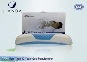 Wholesale Bamboo Fiber Memory Foam Sleep Pillow With Cool Gel , Lux Living Gel Pillow from china suppliers