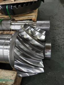 Wholesale Right Hand Pinion Spiral Bevel Gear Drive Shaft With External Spline from china suppliers