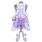 Good Elasticity Bow Digital Print Pet Skirt Breathable Poly Jersey 180G Custom