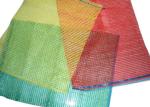 Plastic Polypropylene Woven Industrial Mesh Bags For Orange / Garlic , Tubular