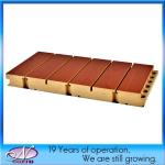 Fireproof Grade A1 Wooden Grooved Acoustic Wall Panel for Hotel Cinema