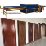Cabinet door skin PVC foil laminating vacuum heating vacuum membrane press