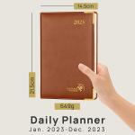 Weekly Monthly Schedules A5 Size 2023 Executive Planner Ivory Paper 80gsm