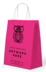 Embossed Printing Paper Bag 250gsm Printed Paper Carrier Bags