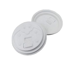 Wholesale Sugarcane Bagasse 90mm Compostable Disposable Cup Lids from china suppliers