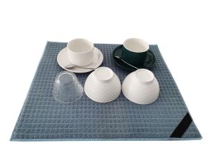 Wholesale Solid Color All Polyester Microfiber Dish Drying Mat from china suppliers