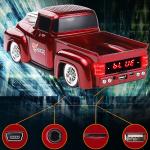 Coloured Lights Blue Tooth Speaker For Car Shaped Toy Plastic Cabinet DC Power