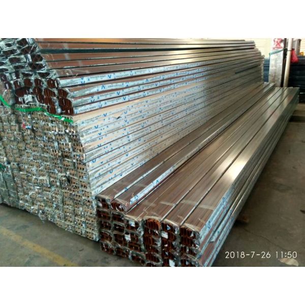 White Powder Coated Aluminium Profile For Sliding And Casement Windows