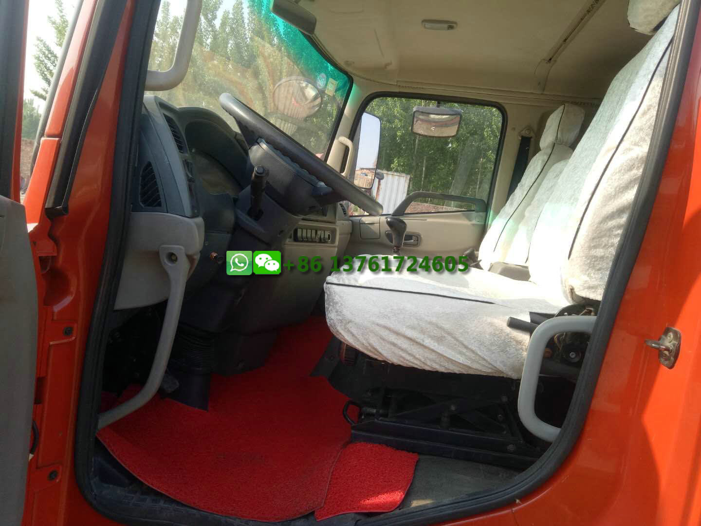 Distance 35000km 2014 Year 15T Second Hand Dumper Truck