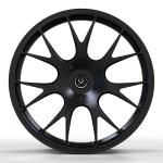 19 Inch Staggered Matt Black 1-Pc Forged Alloy Wheels For Porsch 996 5x130