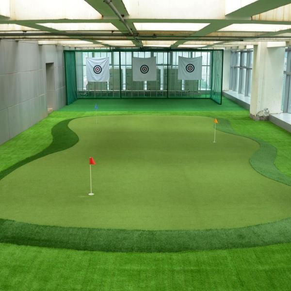Fire Retardant Backyard Synthetic Putting Green For Mini Golf Field Easy