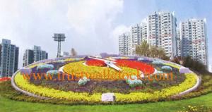 Wholesale floral clock 4m diameters,flower clock,5m diameter,floral clocks 6m diameter,floral clock 7m diameter,slave wall clocks from china suppliers