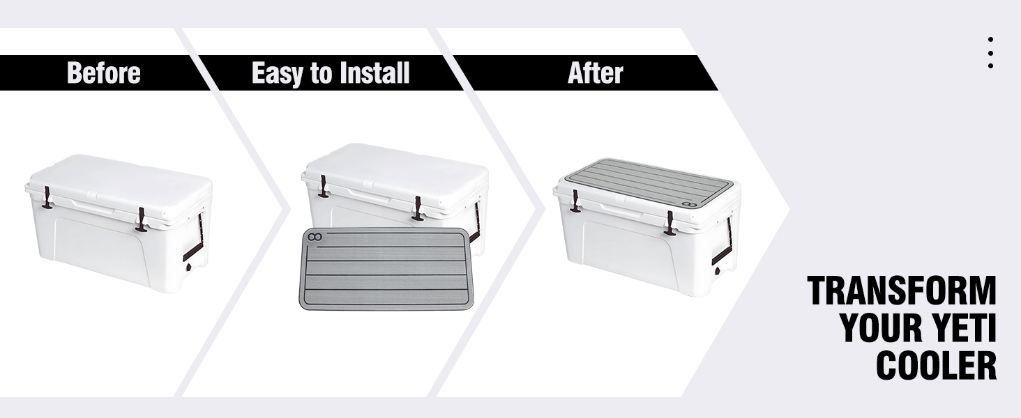 7mm Thickness EVA Mat Cooler Box Pad for Yeti Tundra 75 Waterproof and Non-slip