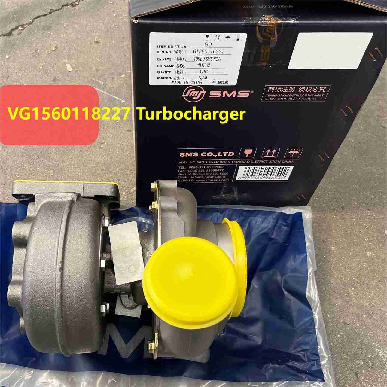 Turbo Charger VG1560118227 HOWO Truck Parts Turbo Diesel
