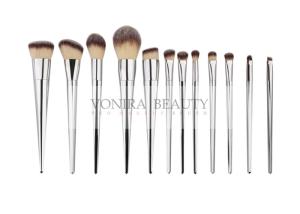Wholesale Special Cutting Eco Friendly Aluminum Ferrule Taklon Bristles Makeup Brush Kit from china suppliers