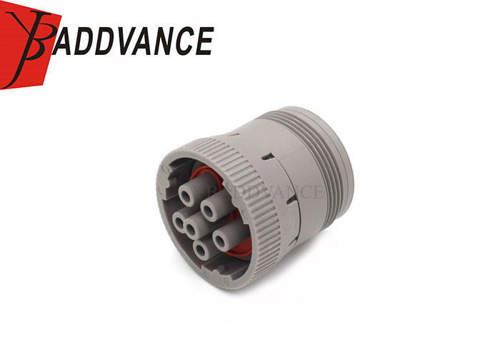 HD16-6-12S-B010 6 Pin Deutsch Dt Connector Female Grey Sealed HD10 Series