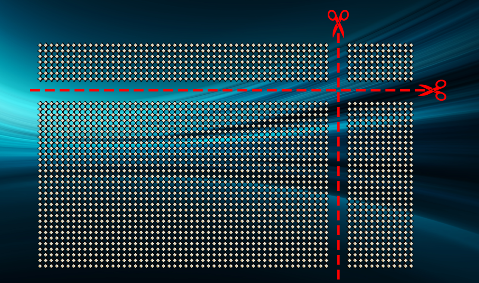Customized Indoor Window LED Screen Displays LED Transparent Film Holographic Display Screen