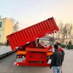 CIMC 40FT 3 Axle tare weight 8.5t 1300*2500mm heavy duty mechanical suspension
