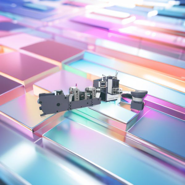 Converting Line Score Slitting Station With 4 Spindle Full Automatic Turret /