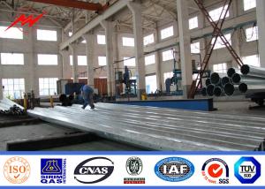 Wholesale Hot Dip Galvanized 40ft Metal Utility Poles Octagonal Shape Yield Strength 50ksi from china suppliers