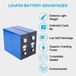 LiFePO4 Lithium Battery Deep Cycle OEM ODM 3.2V 100AH 280AH 320AH Home Energy