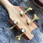 Custom Grand Rickenbacker Style 4 Strings Neck Through Body Electric Bass Guitar