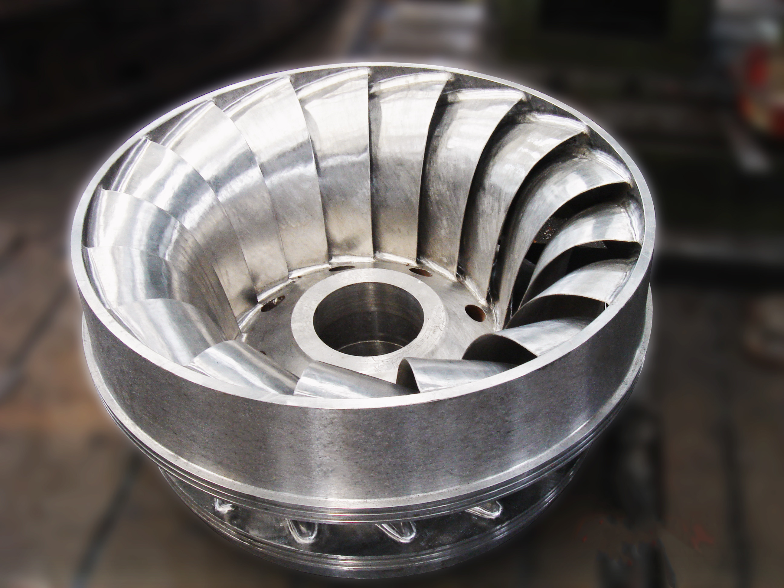 Stainless Steel Turbine Wheel Factory Stock Customized Micro Francis Runner