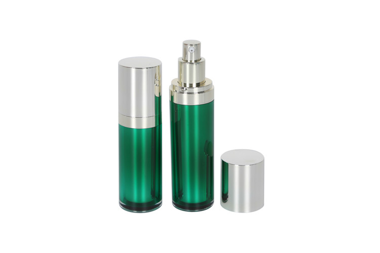 Cosmetic Serum Pump Bottle Packaging 30g Acrylic Face Cream Jar Daily Skincare