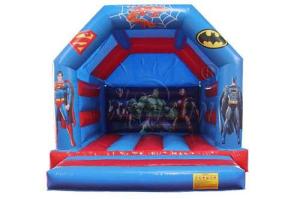 Wholesale Inflatable Superhero Bouncy Castle / Kids Jump House WSC-234 Plastic Material from china suppliers