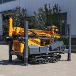 Hot Selling Depth 200m Crawler Mounted Water Well Drilling Machine 58KW YuChai