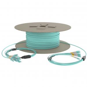 Wholesale LSZH Fan Out Fiber Optic Cable OM3 Pre Terminated Fiber Optic Cable from china suppliers