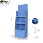 Solid Color Cardboard Display Stands / Corrugated 3 Tier Cardboard Display