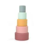 OEM Stacking Cups EN71 Baby Building Toy Early Educational 5Pcs Montessori