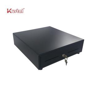Wholesale 410mm Black Classic Metal ABS Pos 12V RJ12 Heavy Duty Roller Cash Drawer from china suppliers