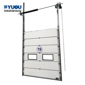 Wholesale Warehouse Sectional Overhead Door Industrial Vertical Lift 8m Height 30Pa Tightness from china suppliers