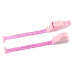 Pink Double Scales Retractable Body Tape Measure For Body Waist Circumference