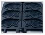 Adjustable Temperature Electric Fish Shaped Waffle Machine 1.6KW Commercial