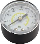 Pneumatic Pressure Gauge MPA / PSI Scale , Air Line Pressure Regulator