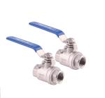 Cowin Brewing 1''-8'' 3PC Ball Valve Stainless Steel 304 NPT Threaded for Oil