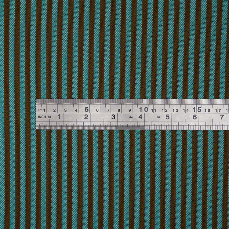 Comfortable Skin-Friendly Anti-Wrinkle Crisp Striped Knit Fabric For T-Shirt