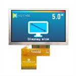 5.0-inch high brightness IPS full-view TFT/RGB interface/ST7262/800x480 full
