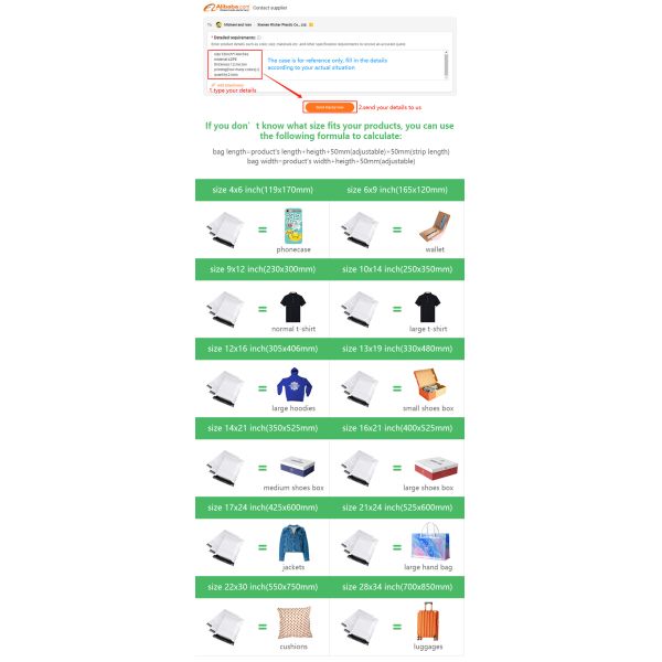 Custom Personalized Packaging Delivery Paper Mailing Bag for Your Business
