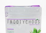Vacuum Plastic Zipper Pouch Childproof Non - Disposable Die Cut Shape Design