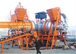 Mobile 1.2CBM Feeder Hopper Capacity Hot Asphalt Batch Plants 80TPH Capacity