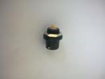 Black Chrome Plating Metal 4 Pin Circular Connector For Receptacle