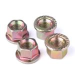 GB Stainless Steel Nuts Grade 4.8 M3-M16 Zinc Plated Serrated Flange Lock Nut