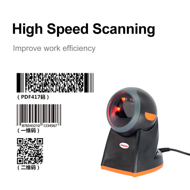 ODM 4mil Precision Qr Code Desktop Scanner Automatic Sensing Platform Scanner